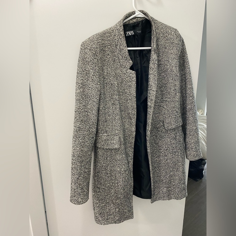Zara women’s coat size M in grey
